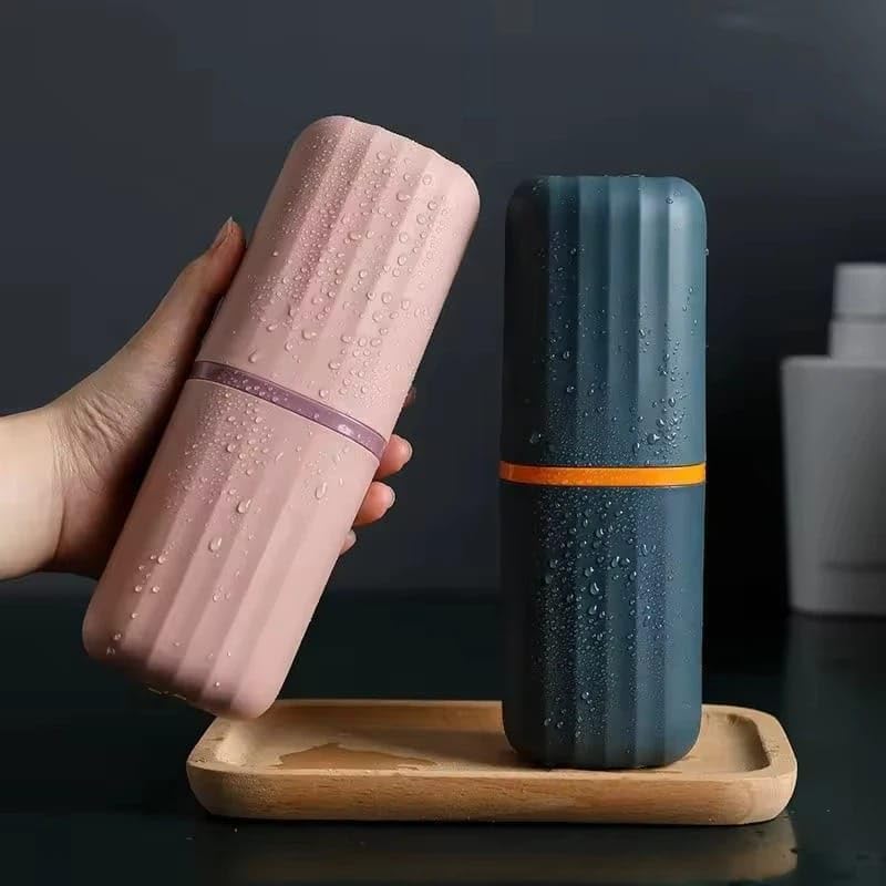 Perpetual Square Toothbrush Storage Holder  MultipurposeTravelFriendly Organizer for Bathroom, Camping, Business Trips & Schoo