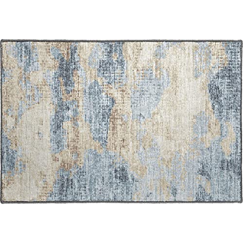 Camberly Cm6 Blue Casual Rug Rectangle 5' X 7 ' 6"