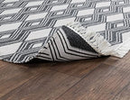 Kosas Home Saugatuck Area Rug, Bedroom, Kitchen Living Room, 2' X 3', Charcoal
