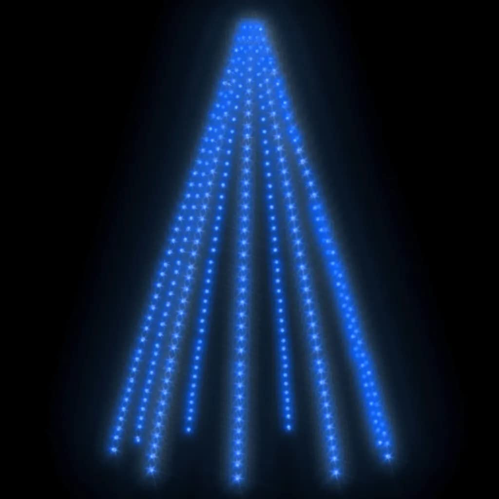 Guirlande Lumineuse D'Arbre De Noël 400 Led Bleu 400 Cm