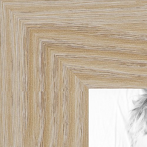 ArtToFrames 10x13 Inch Brown Picture Frame, This 1.25 Custom Poster Frame is Natural Oak - Barnwood Style, for Your Art or Photo
