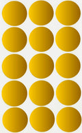 Royal Green Gold Foil Dot Sticker Adhesive Labels 30Mm (1.25 Inch) - Stickers Seals For Weddings, Graduations, Anniversary - 750