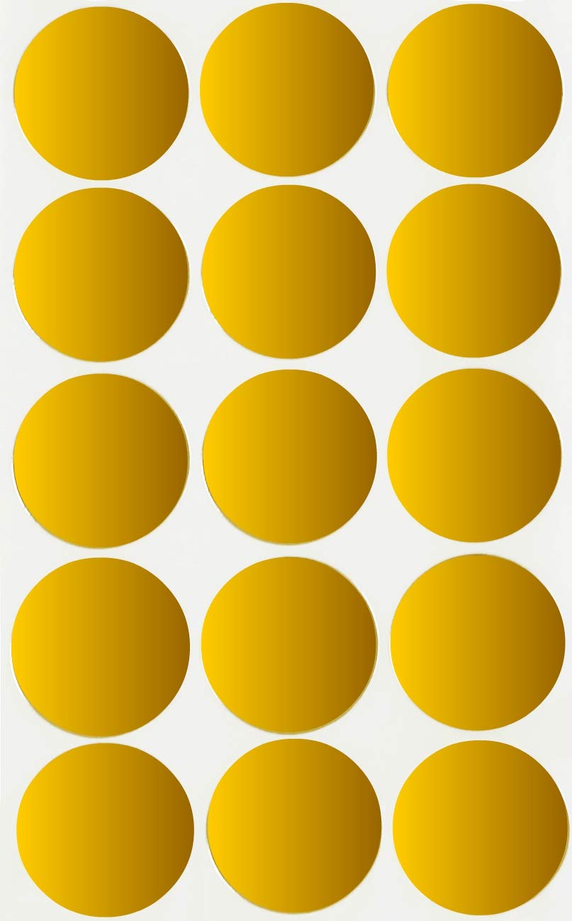 Royal Green Gold Foil Dot Sticker Adhesive Labels 30Mm (1.25 Inch) - Stickers Seals For Weddings, Graduations, Anniversary - 750