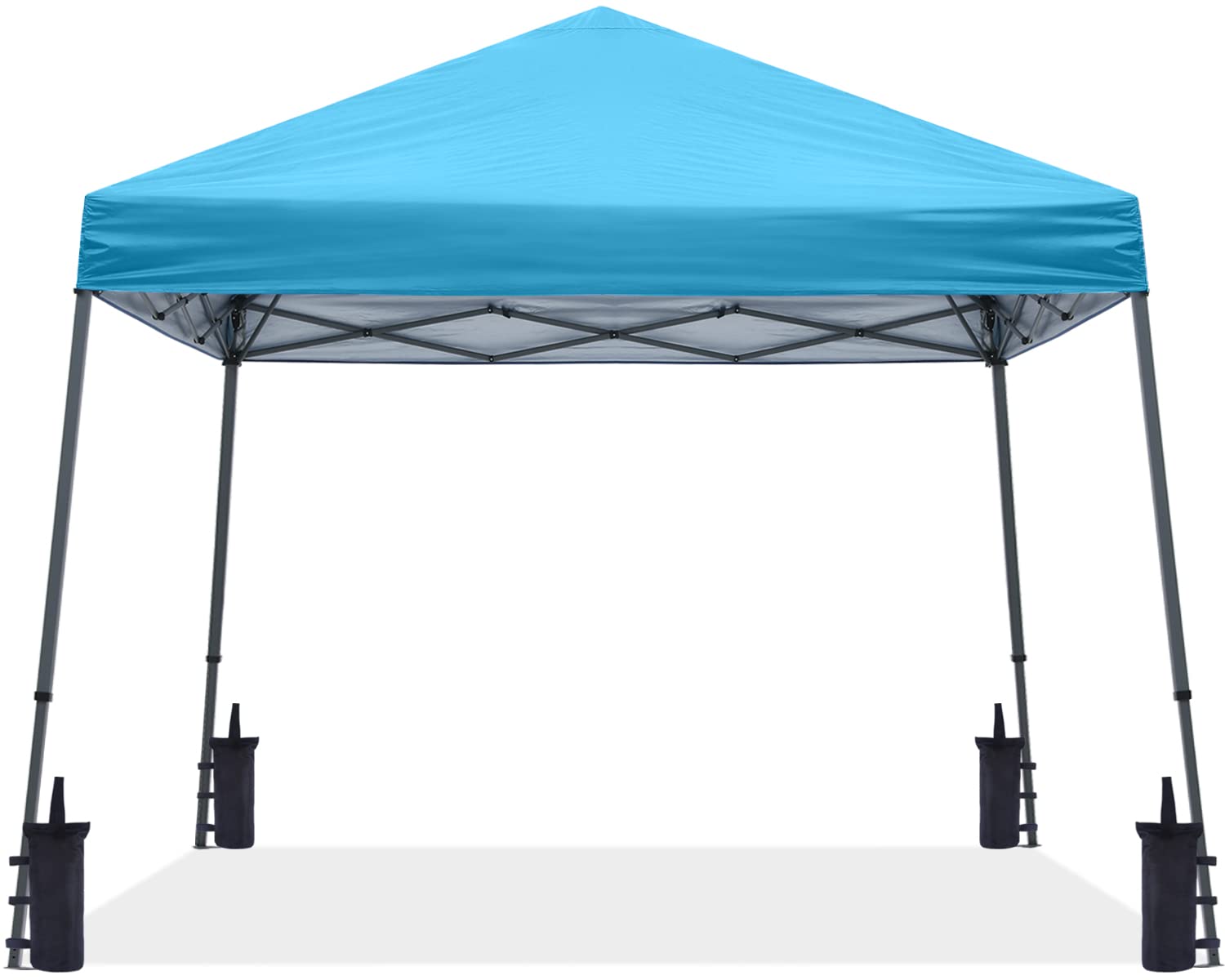 Abccanopy Stable Pop Up Outdoor Canopy Tent 10 X 10 Ft Base / 8 X 8 Ft Top, Sky Blue