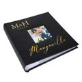 Personalized Photo Album, Custom Engraved Picture Album, Holds 200 4  x 6  Photos, Leatherette and Laser Engraved Scrapbook, Wed