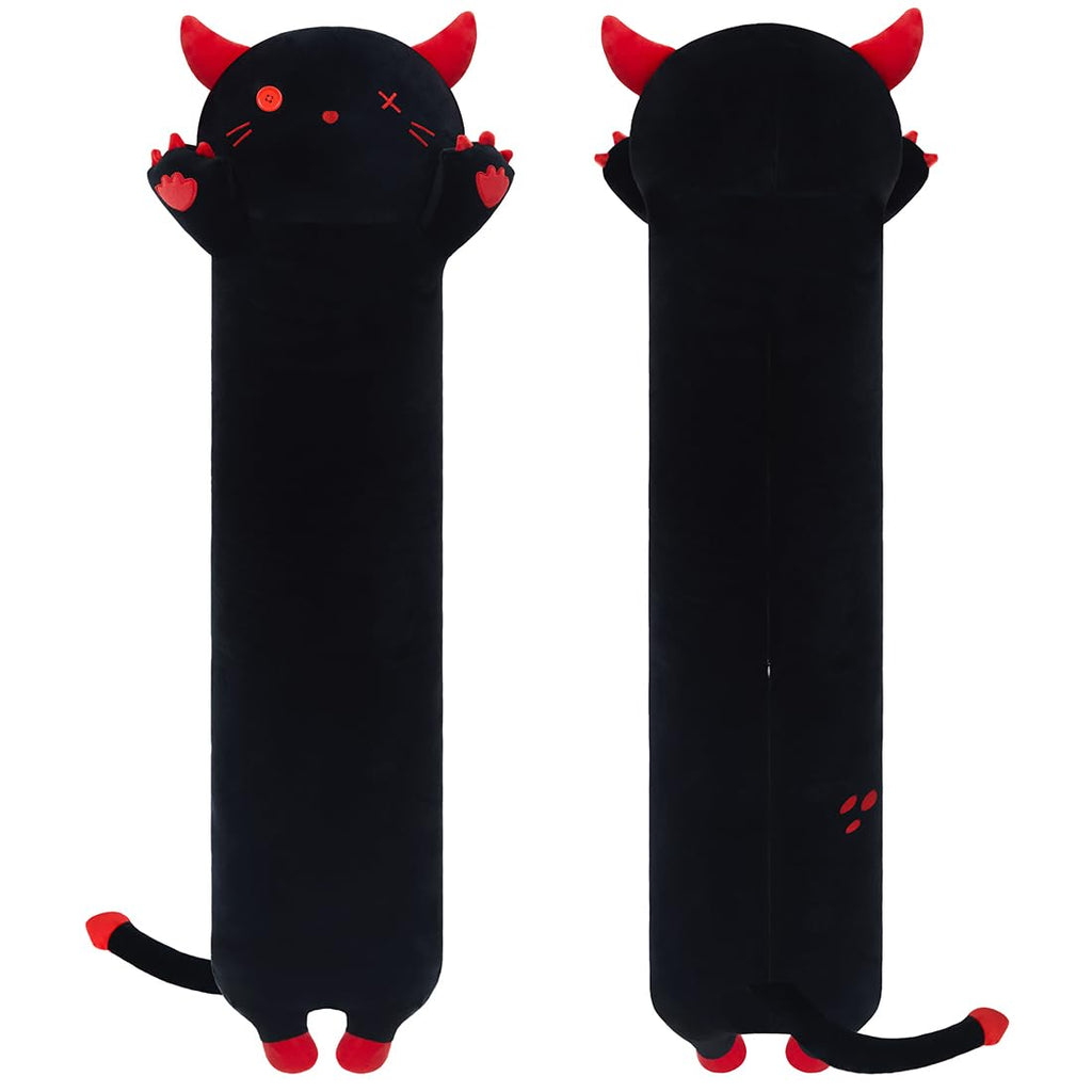 MIAOHAHA Long Plush Demon Toy Stuffed Animal Demon Plush Toy Pillow Hugging Pillow Gift for Kids and Girls(Demon,110cm/43.3in)