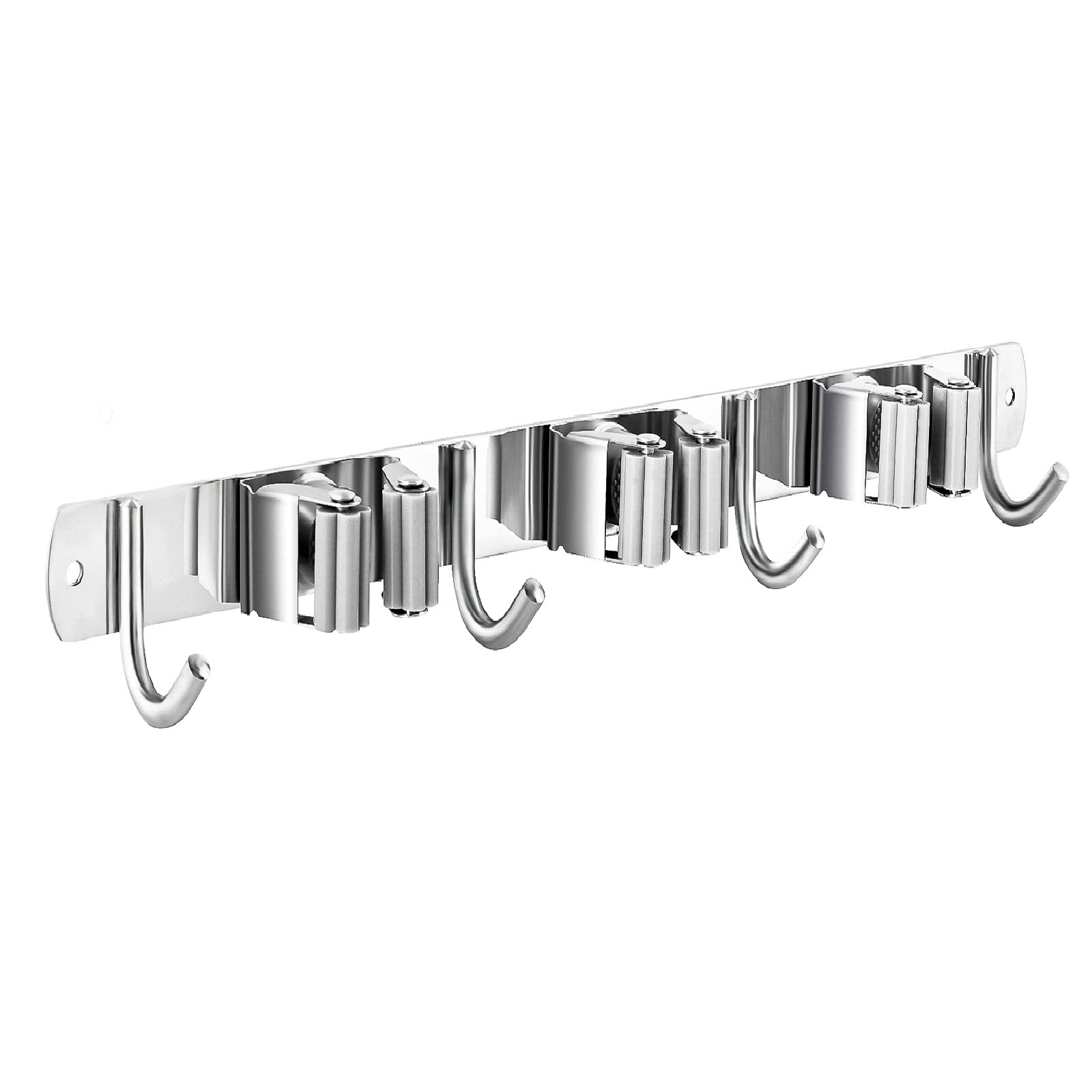 Broom And Mop Hanger Wall Mount, Broom Hook, Broom Rack, Stainless Steel Mop Broom Holder Wall Mounted, Broom Storage, Heavy Dut