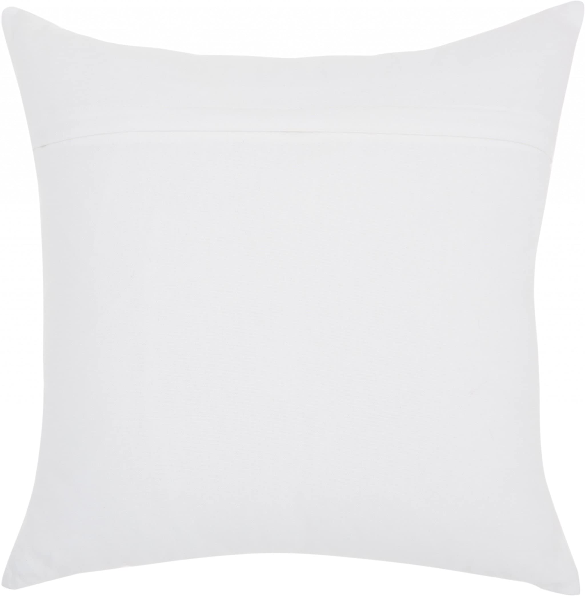 HomeRoots 100% Cotton White and Red Cool Kitty Throw Pillow