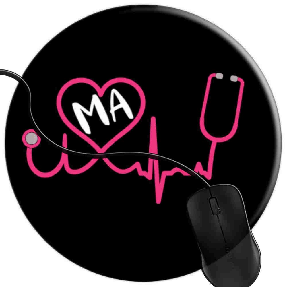 Mouse Pad For Computers,Gaming Mouse-Pads Office For Laptop Mouse Mat For Pc Non Slip Mice Pad Medical Assistant Ma Ekg Stethosc