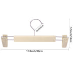 Pants Hangers With Clips Skirt Hangers For Women Plastic Clip Hangers For Pants Clothes Hangers (50Pack, Khaki)