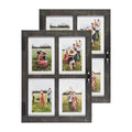 GLM 5x7 Picture Frame Collage with 4 Photos - Display Your Favorite Memories - Collage Picture Frames That Fit Any 4x6 or 5x7 Ph