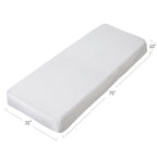 Biloban Cot Sheets 31  75 2 Pack, Cot Size Fitted Sheet Fits For Narrow Twin Mattress/Rv Bunk Mattress/Guest Beds And Folding Be
