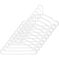 Tamor Plastics Corp. 6808/10WH.14 Cheerful Tubular Plastic Clothes Hanger (Pack of 10)