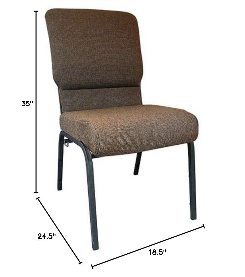 Flash Furniture Advantage Java Church Chairs 18.5 In. Wide