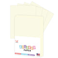 Woodlake Cream Copy Paper, Colored Printer Paper, 8.5 X 11   , 20 Lb / 75 Gsm Computer Paper, 200 Sheets, Multi-Purpose Pastel P