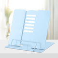 Honagu Metal Desk Book Holder, Adjustable Cookbook & Document Holder, Portable Bookstand For Music Books, Textbooks, Recipes, Ta