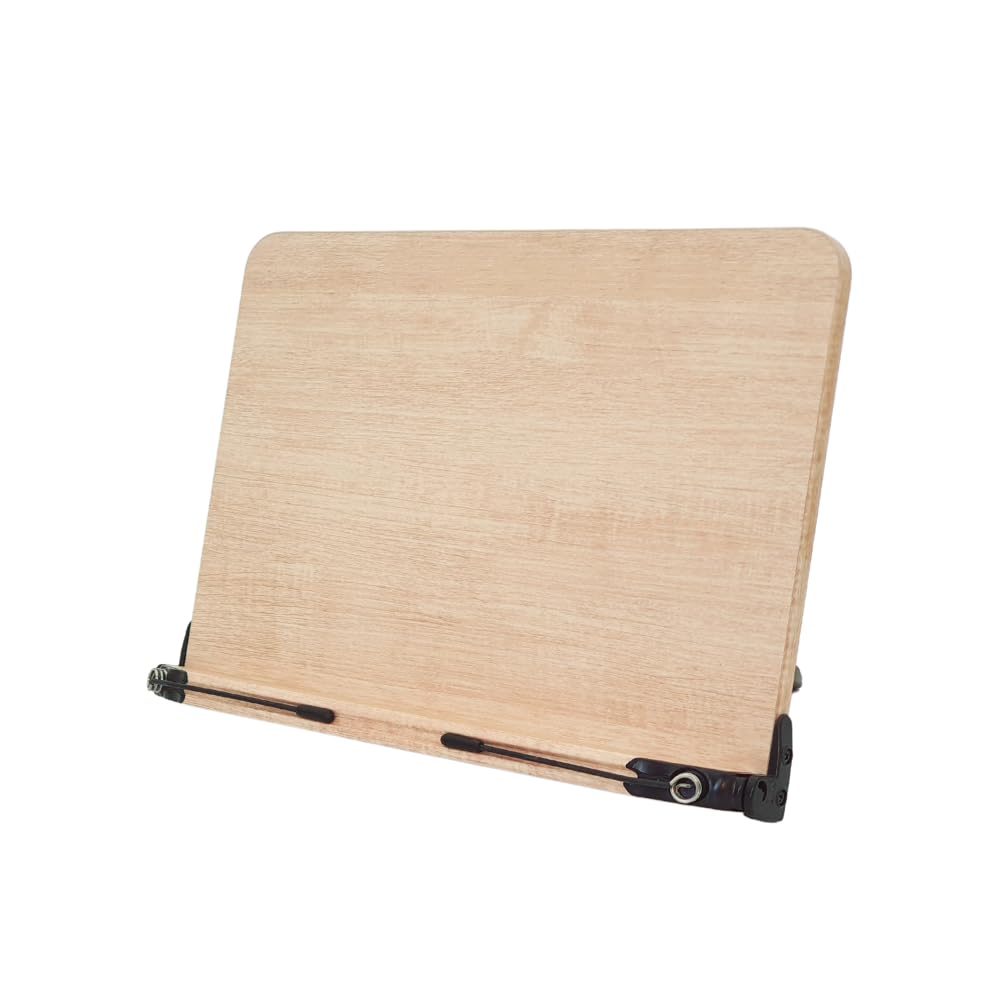 Addvalue O102 Bookstand, Various Angle Adjustments, Easy Portability, Simple Design, Anti Slip, Resistant To Shock, High-Strengt