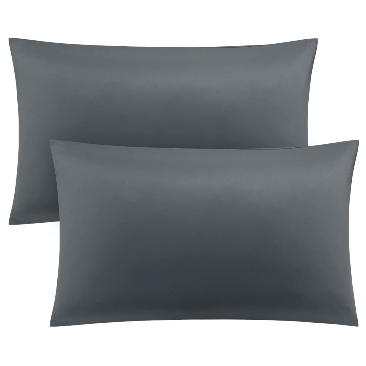 Piccocasa Luxury Cooling Pillow Cases King Size, Pillow Cover Set Of 2, Softness And Breathable Pillowcase With Zipper Closure D