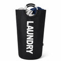 INSFIT Laundry Basketxl 90l With Aluminium Handles, Large Laundry Bag For Clothes, Water Resistant, Foldable, Clothes Storage Ba