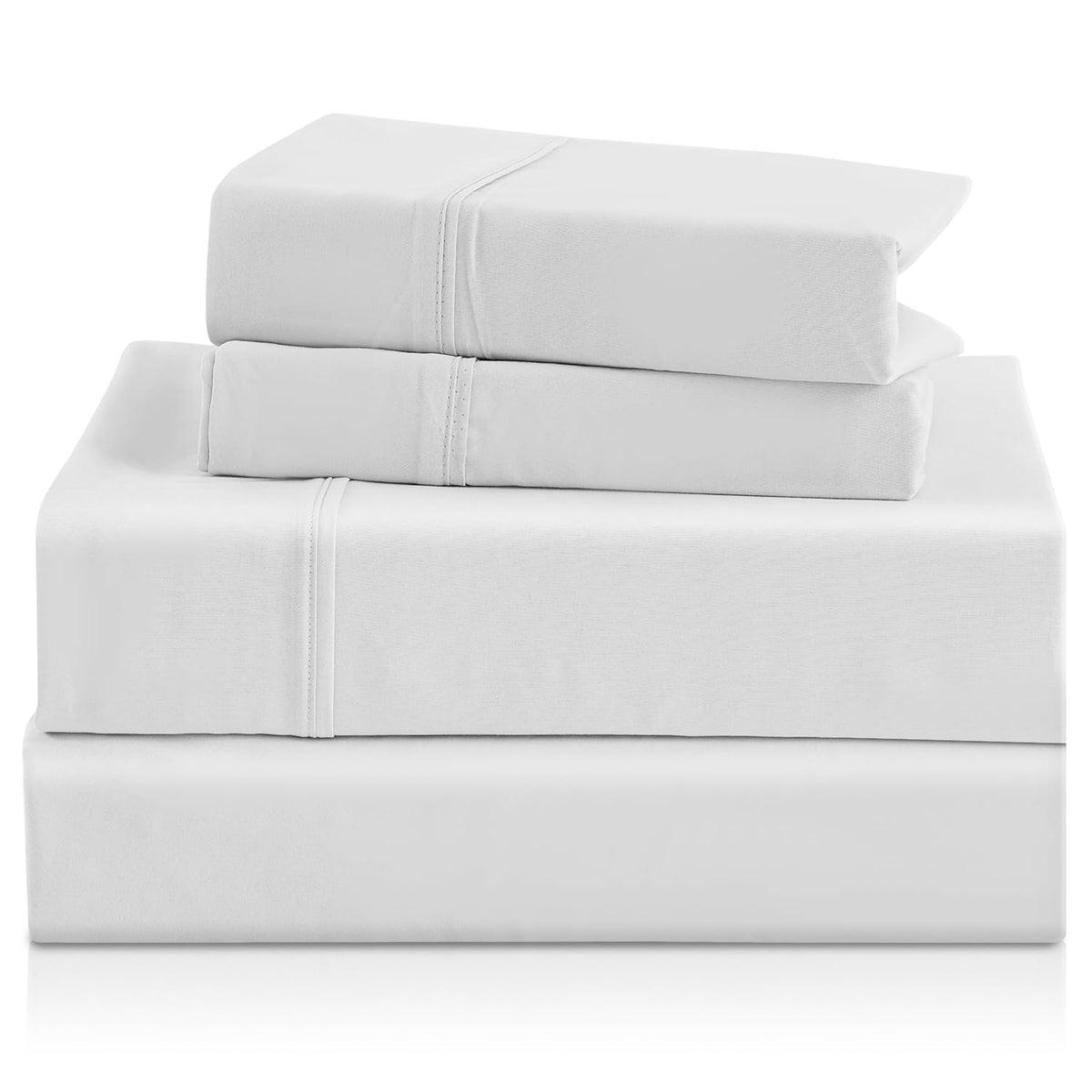 Cozysmile Full Sheet Set - 4 Piece Silky Soft Breathable Bed Sheet & Pillowcase Set, 16'' Deep Pocket Hotel Luxury Wrinkle Free