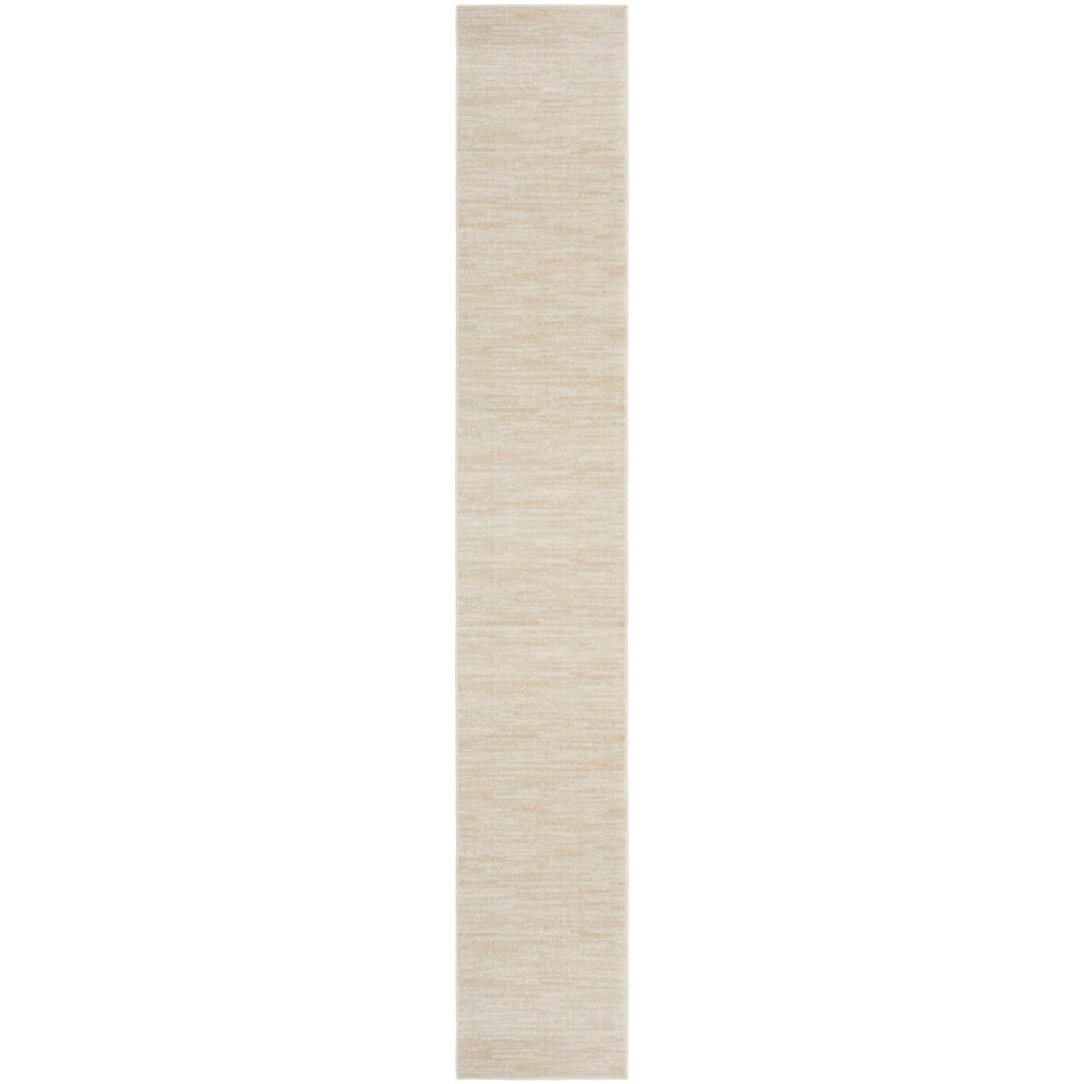 Nourison Essentials Indoor/Outdoor Ivory Beige 2'2' X 20 Area Rug, Easy Cleaning, Non Shedding, Bed Room, Living Room, Dining R