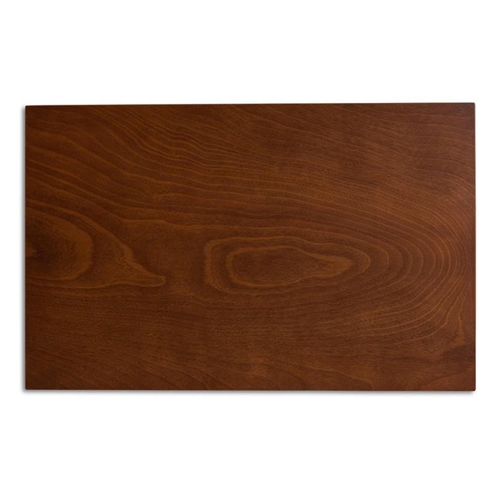 Baxton Studio Glenda Mid-Century Modern Greyish Beige Fabric Upholstered and Walnut Brown Finished Wood 5-Piece Dining Set