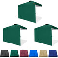 Jancanopy Sidewall For 10X10 Canopy Frame, 3 Pack Forest Green Sunwall Only, (With Zippers)