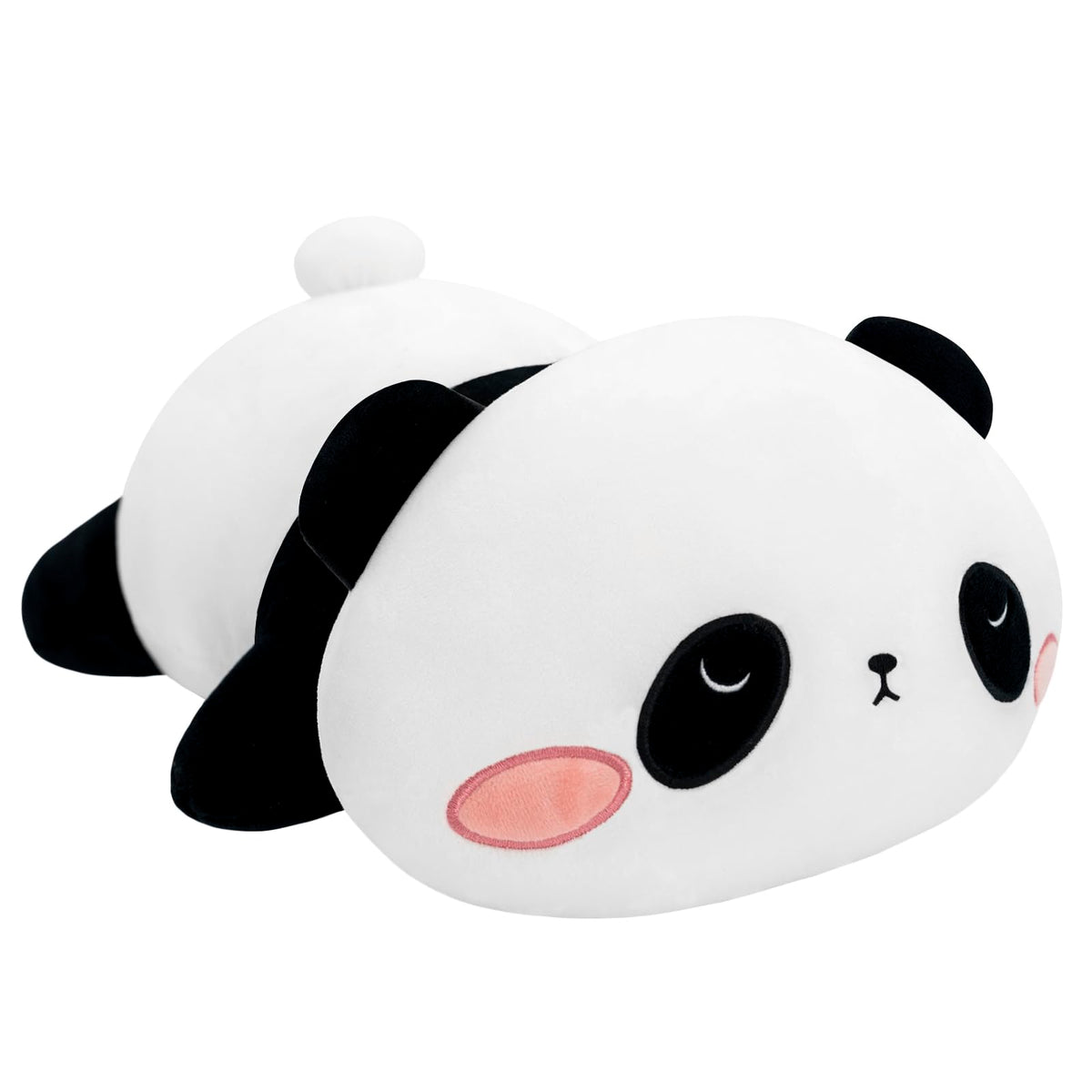 Sqeqe Weighted Panda Plush, Weighted Panda Stuffed Animal, Cute Plushies Soft Bear Pillow Toy Gift For Kids Adults 9.8 Inch, 0.8
