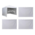 VEVOR 3 Pack Canopy Sidewalls 10x10 ft, 100% Waterproof 99% UV Protection, Heavy-Duty 210D Oxford Side Walls for Straight-Leg Po