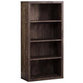 Monarch Specialties Bookcase - Sturdy Etagere with 3 Adjustable Book Shelves - 48”H (Brown)