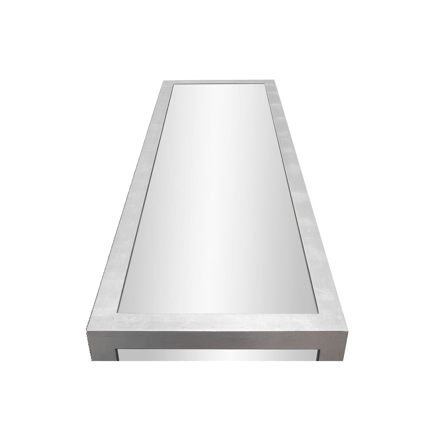 Best Master Furniture Jameson, Console Table With Silver/Mirrored Inlays