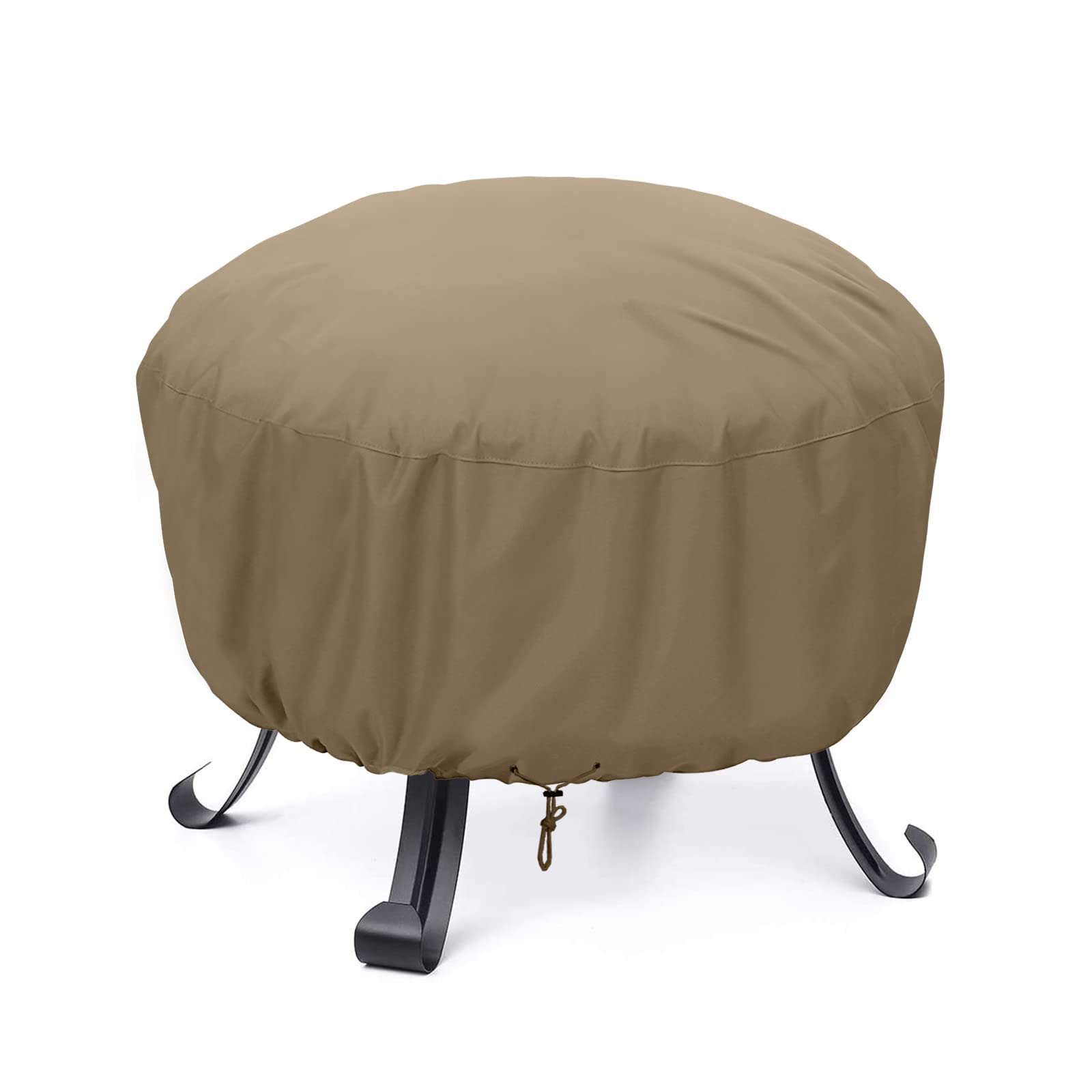 Sunpatio Fire Pit Cover 32 Inch, Heavy Duty Waterproof Firepit Table Cover Round, Outdoor Fire Pit Bowl Cover Small, All Weather