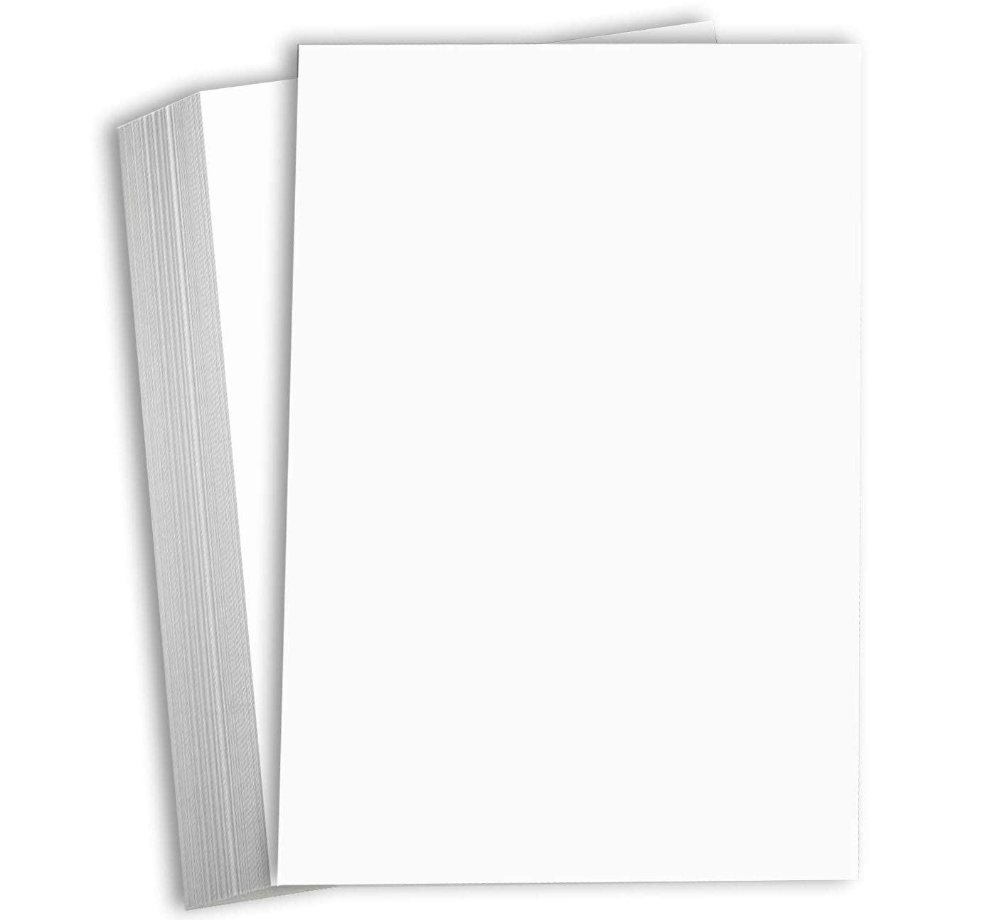 Hamilco White Cardstock Paper 11X17 65 Lb Cover Card Stock 25 Pack
