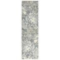 Rizzy Home Alora Decor Essential 2'6" X 8' Abstract Gray/Ivory Hybrid Area Rug