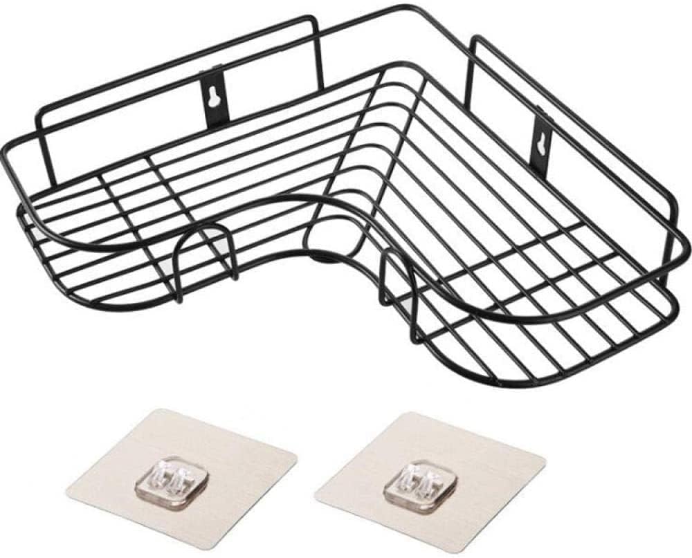 Tryksha (Pack Of 2 MultiPurpose Corner Shelf For Bathroom And Kitchen  SelfAdhesive Bathroom Shelf, SpaceSaving Corner Shelf