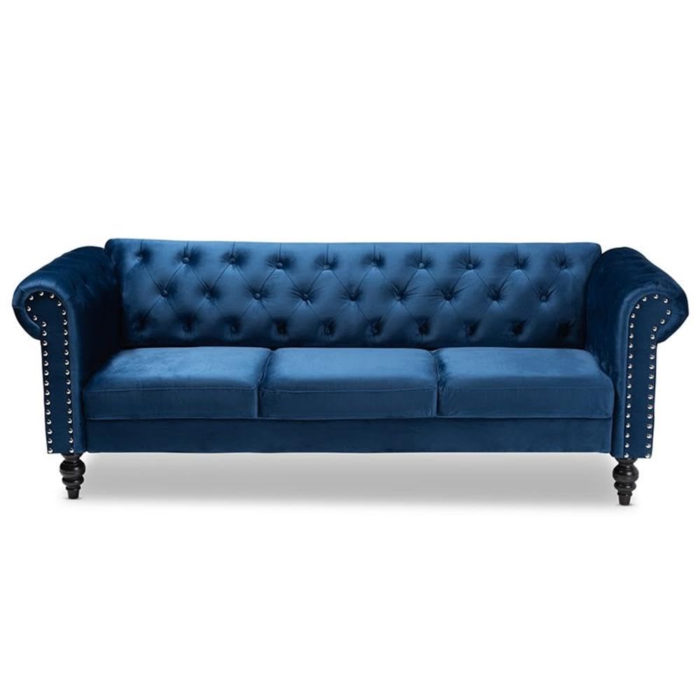 Baxton Studio Emma Chesterfield Sofa - Thumbnail 2