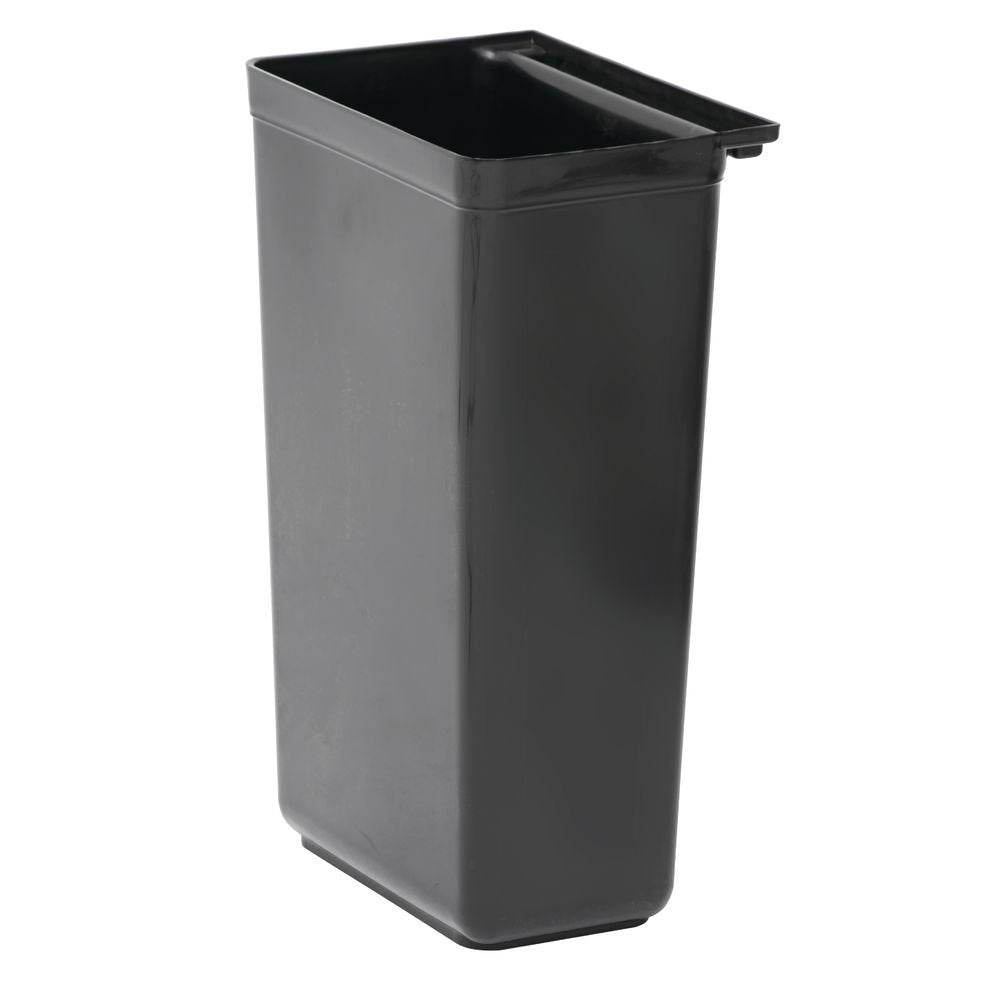 Hubert Plastic Utility Cart Refuse Bin - 13'L X 9 29/64'W X 20 1/20'H