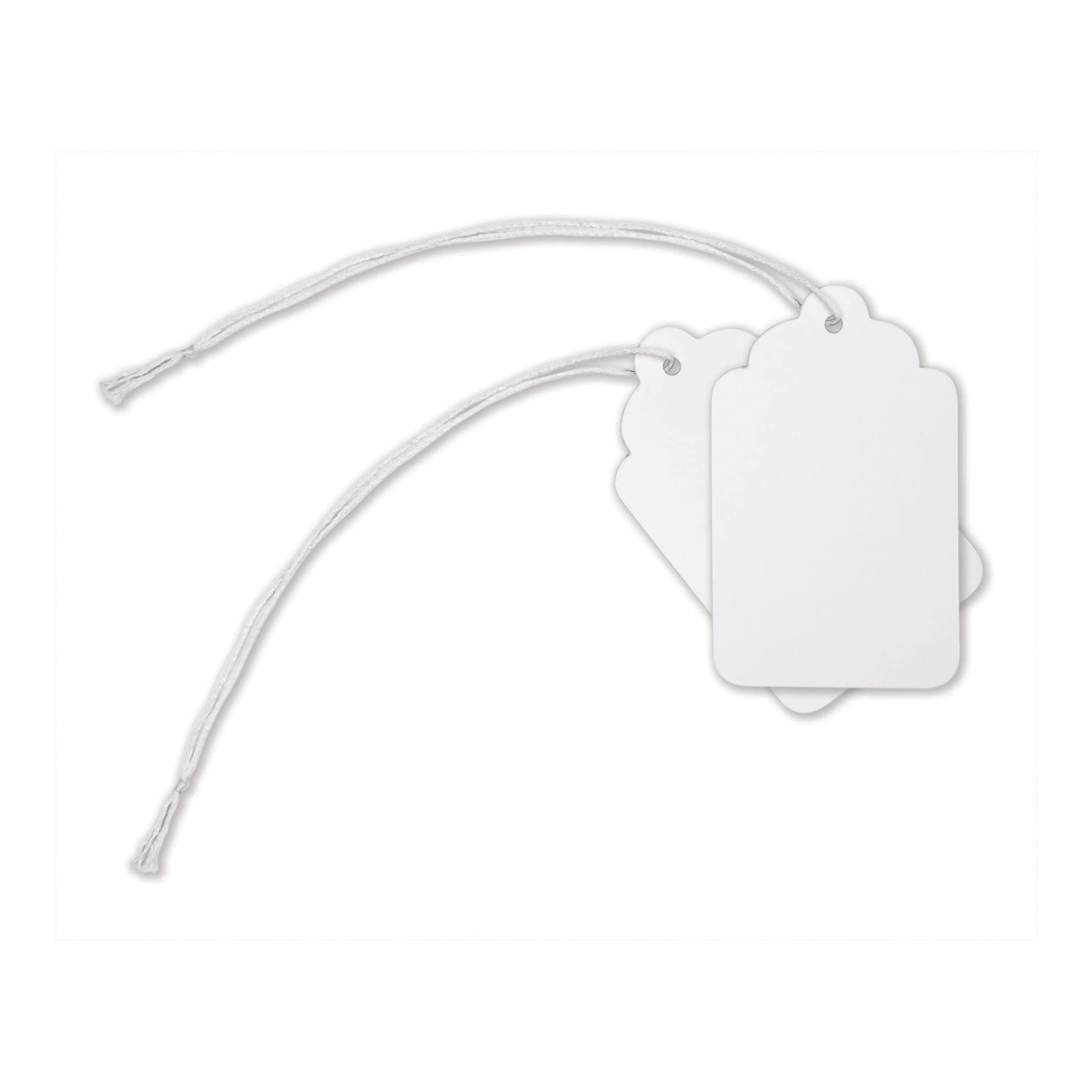 Office Depot Merchandise Tags, Size 8, 1.69In. X 2.75In., White, Pack Of 500, Xs007002