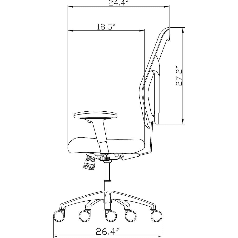 Lorell Mid Back Executive Chair