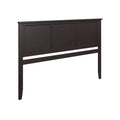 AFI, Madison King Solid Wood Panel Headboard, Espresso