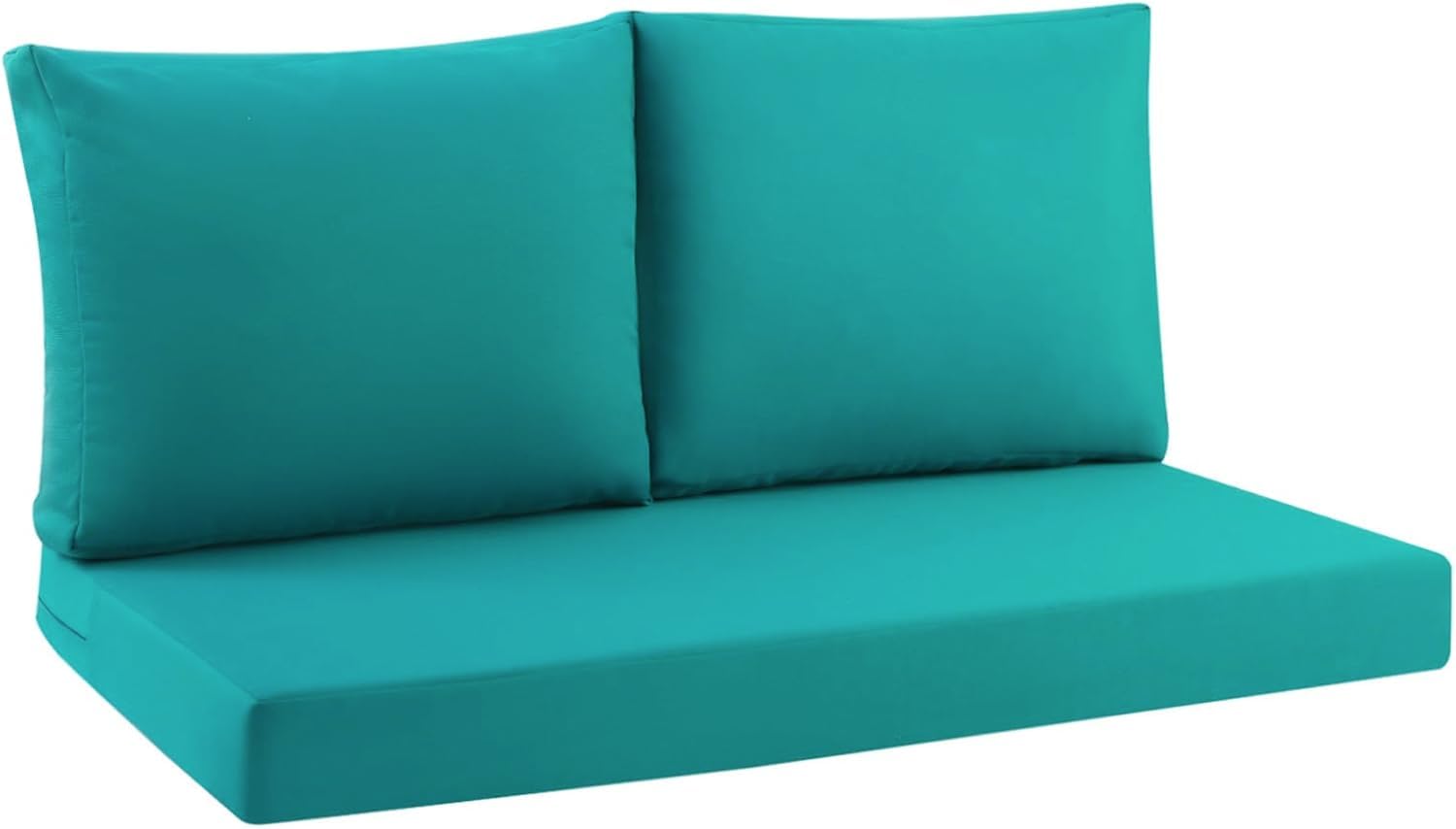 Idee-Home Outdoor Loveseat Cushions For Patio Furniture, Patio Love Seat Sofa Cushions For Porch Garden Chair, 46' X 26'