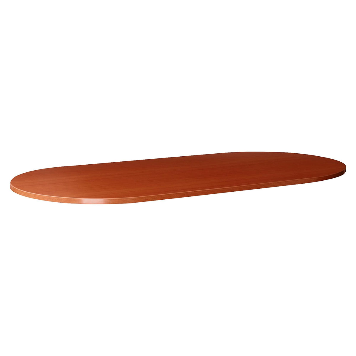 Lorell Oval Tabletop, 48 By 96 By 1-1/4-Inch, Cherry