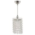 Garneck Miniature Dollhouse Ceiling Light: 1:12 Scale Mini Chandelier with Crystal Beads LED Mini House Lamp Lighting for Dollho