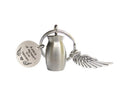Small Cremation Urn Memorial Keychain A Piece of My Heart is in Heaven Mini Ashes Holder Key Chain Ashes Keepsake Remembrance in