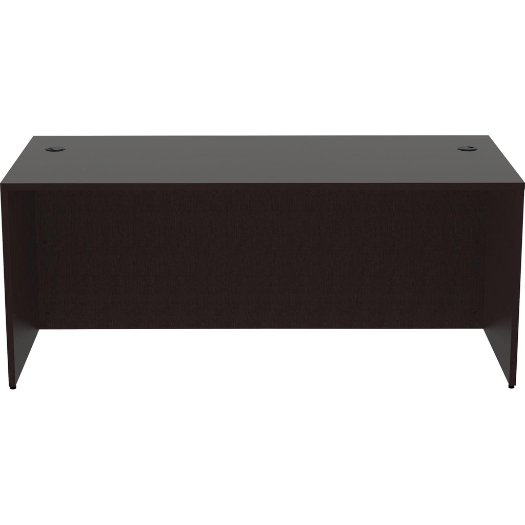 Lorell, LLR18206, Espresso Laminate Desk, 1 Each