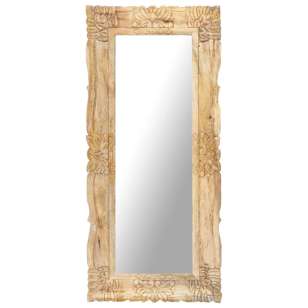 Vidaxl Mirror 43.3&quot;X19.7&quot; Solid Mango Wood