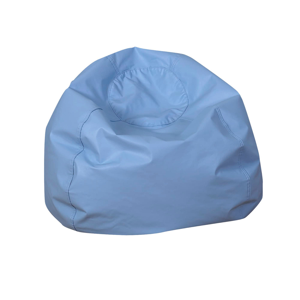 Children'S Factory, Cf610-076, 26' Go2 Bean Bag, Sky, Kids Flexible Seating For Reading Nook, Daycare, Playroom, Classroom, And
