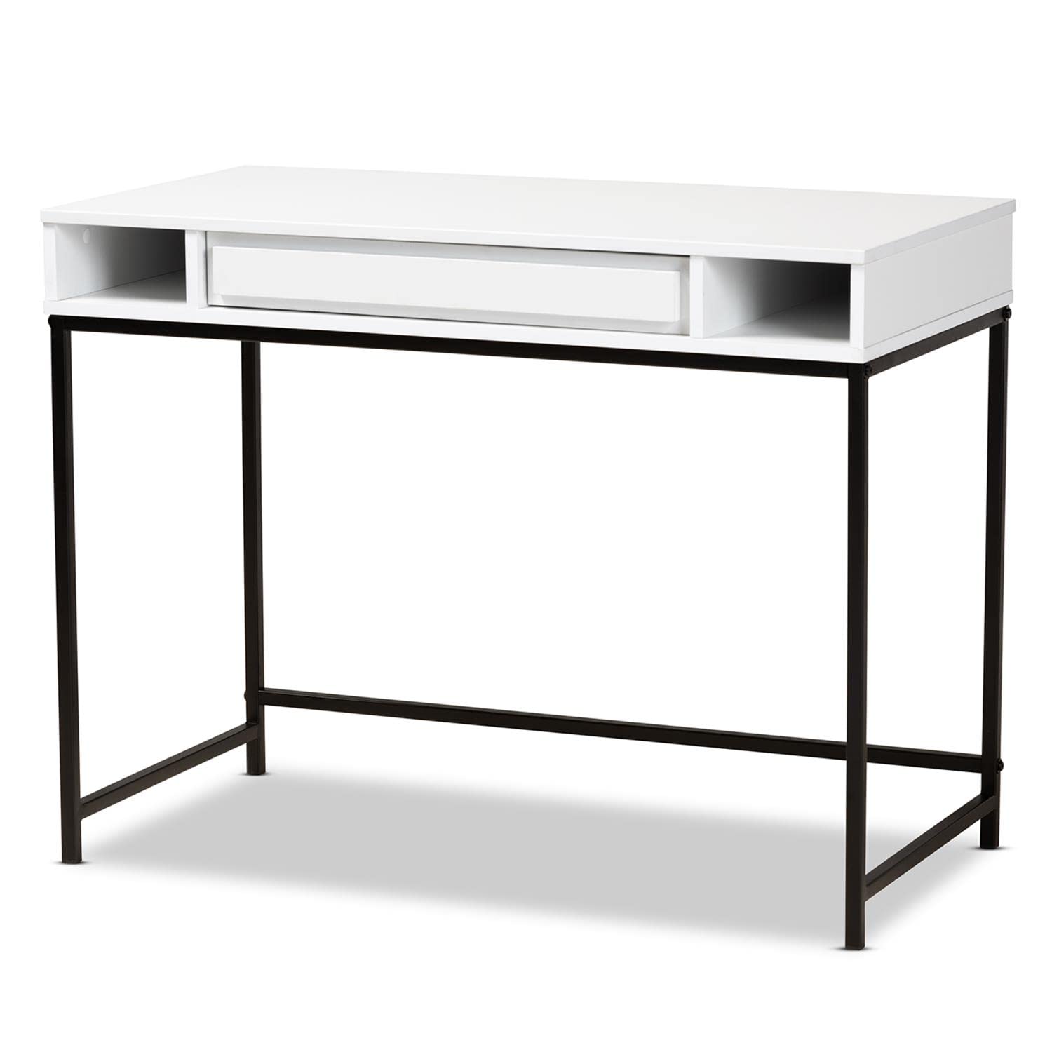 Baxton Studio 1-Drawer Desk - Thumbnail 2