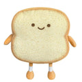 Oukeyi Toast Bread Pillow, Funny Bread Shape Plush Toy Pillow,Facial Expression Soft Toast Sofa Pillow, For Kids Adults Gift Hom