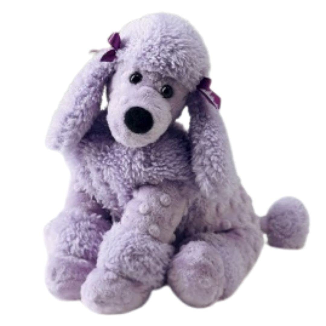 Sonoma Lavender Microwaveable Aromatherapy Stuffed Pillows, Plush Dog, Lavender Scented with Removable Washable Cover (Poodle)